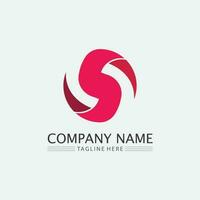 Business corporate S letter logo vector