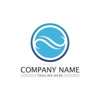 Water wave icon vector