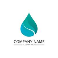 Water drop Logo Template vector