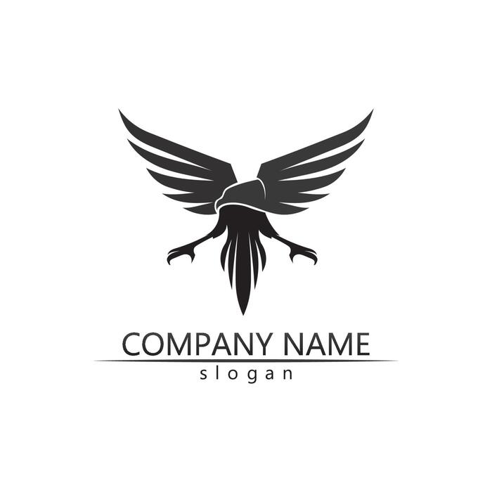 Eagle Cartoon Logo Vector Art, Icons, and Graphics for Free Download