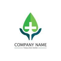 LEAF AND NATURE TREE LOGO FOR BUSINESS VECTOR GREEN PLANT ECOLOGY DESIGN