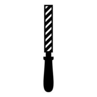 Hand file tool rasp instrument icon black color vector illustration image flat style
