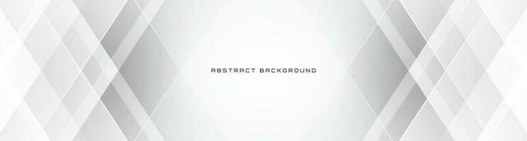 3D white geometric abstract background overlap layer on bright space with cutout decoration. Minimalist graphic design element modern polygon style concept for banner, flyer, card, cover, or brochure vector