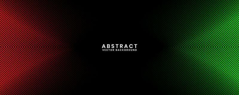 3D red green techno abstract background overlap layer on dark space with arrow stripes shape decoration. Modern graphic design element future style concept for banner, flyer, card, or brochure cover