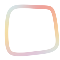 Cute colorful element png