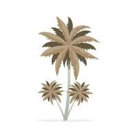 Coconut tree Icons. Vector concept illustration for design.