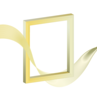 Gold 3d Rahmen png