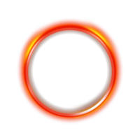 neon round frame png