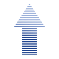 blue arrow up direction png