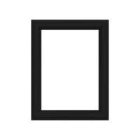 black picture frame png