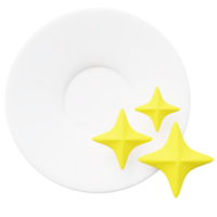 3d Illustration of Clean Dishes png