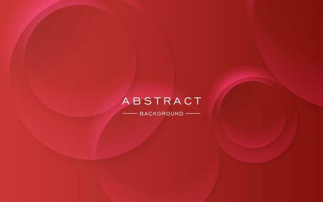 modern dynamic red circle shape shadow and light dimension background. eps10 vector