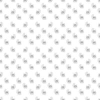 Seamless pattern with muzzle of magical cat. Doodle vector illustration.