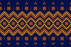 Geometric ethnic flower seamless pattern traditional. American, mexican style. Aztec ornament print. vector