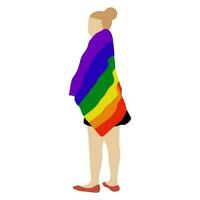 pride gender rainbow vector