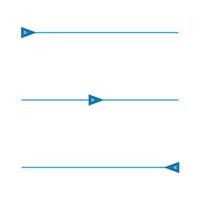set of horizontal lines, settings icon on white backgroud, line style, editable vector, flat design, direction symbol, vector illustration.