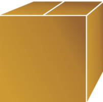 Box icon logo sign symbol brown design transparent background png