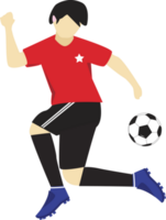 Garoto jogando com bola transparente fundo png