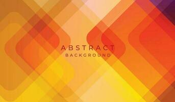 Abstract geometric background with beautiful orange color. vector