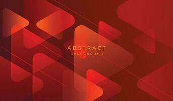 Red geometric abstract background vector illustration.