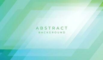 Geometric green color banner design overlapping background. vector