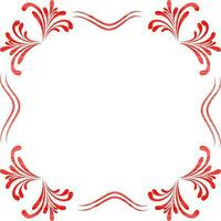 Square shape frame icon. vector
