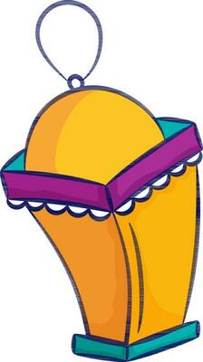 Illustration of colorful lantern design.