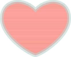 Shiny Heart design for Love concept. vector