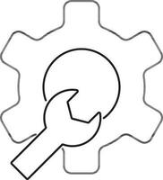 Technical Support, Repair sign or symbol. vector