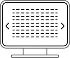 Web programming and coding symbol. vector