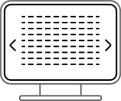 web programación y codificación símbolo. vector