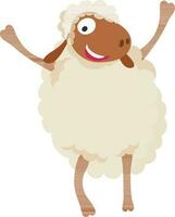 Cartoon character of a sheep. vector