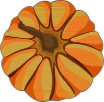 Illustration of a pumpkin. vector