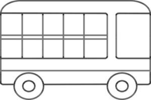 Vector illustration of a Bus.