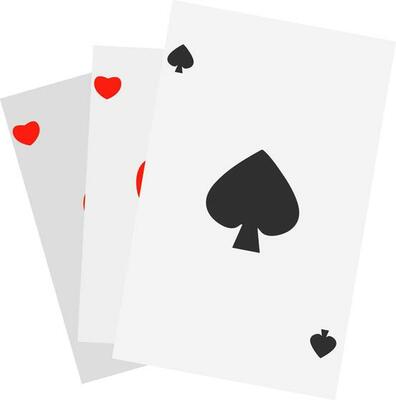 Illustration of playing cards.