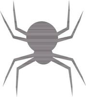 Silhouette of a spider. vector