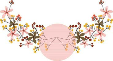 Hand drawn flowers design. vector