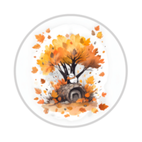 Autumn natural t-shirt design, best trending print, book cover ,posters and other uses, . . png