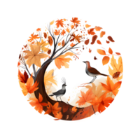 Autumn natural t-shirt design, best trending print, book cover ,posters and other uses, . . png