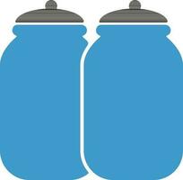 Illustration of Jars. vector