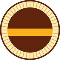 Flat illustration of a sticker, tag or label. vector