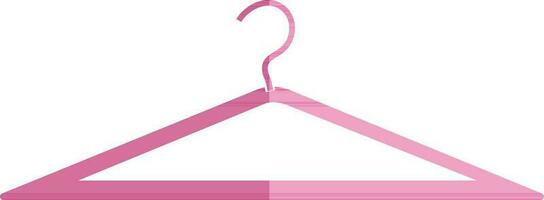 Blank hanger in pink color. vector