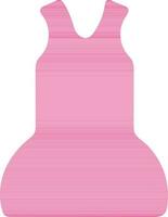 ilustración de un rosado vestido. vector