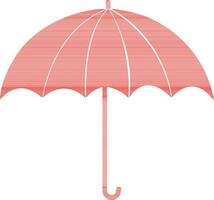 Flat illustration of an umbrella. vector