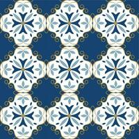 Moroccan pattern. Decor tile texture tiling seamless pattern vector