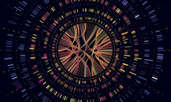 Genome data. Genetics sequence barcode visualisation, dna test and genetic medical sequencing map vector concept illustration