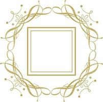 Creative artistic frame design. vector