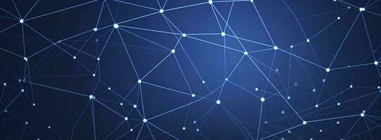 Graphic abstract background communication. Perspective backdrop of depth. Big data complex. Minimal array with compounds lines and dots. Digital data visualization. Big data illustration, generate ai photo
