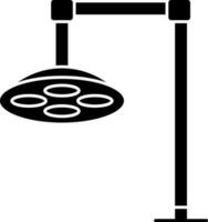 Surgical Light Icon In BlandW Color. vector