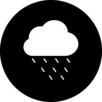 Vector illustration of Rainfall icon.